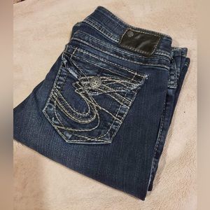 Silver 27x32 bootcut denim jeans